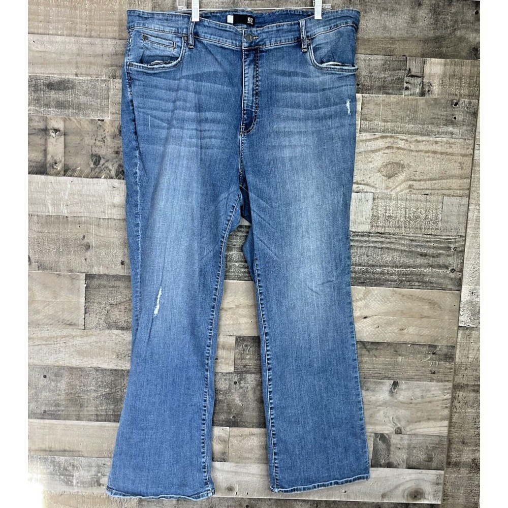 Kut From The Kloth Jeans Plus Size 26W Natalie High‎ Rise Fab Ab Bootcut Stretch